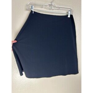 Commando Women's Black Luxe Half Slip Mini Skirt Size M L Bonded USA